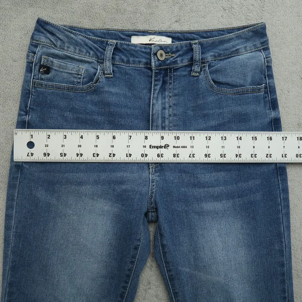 KanCan Jeans Junior's Size 9 Blue Mid-Rise Skinny Denim Pants 29